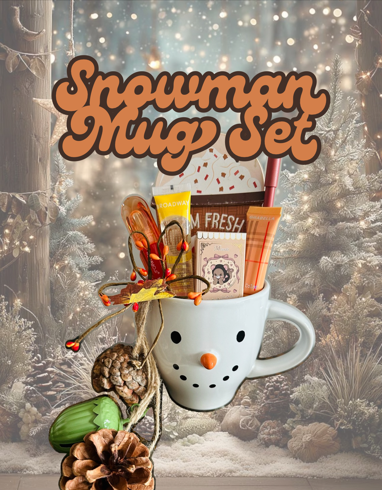 Snowman Mug Set