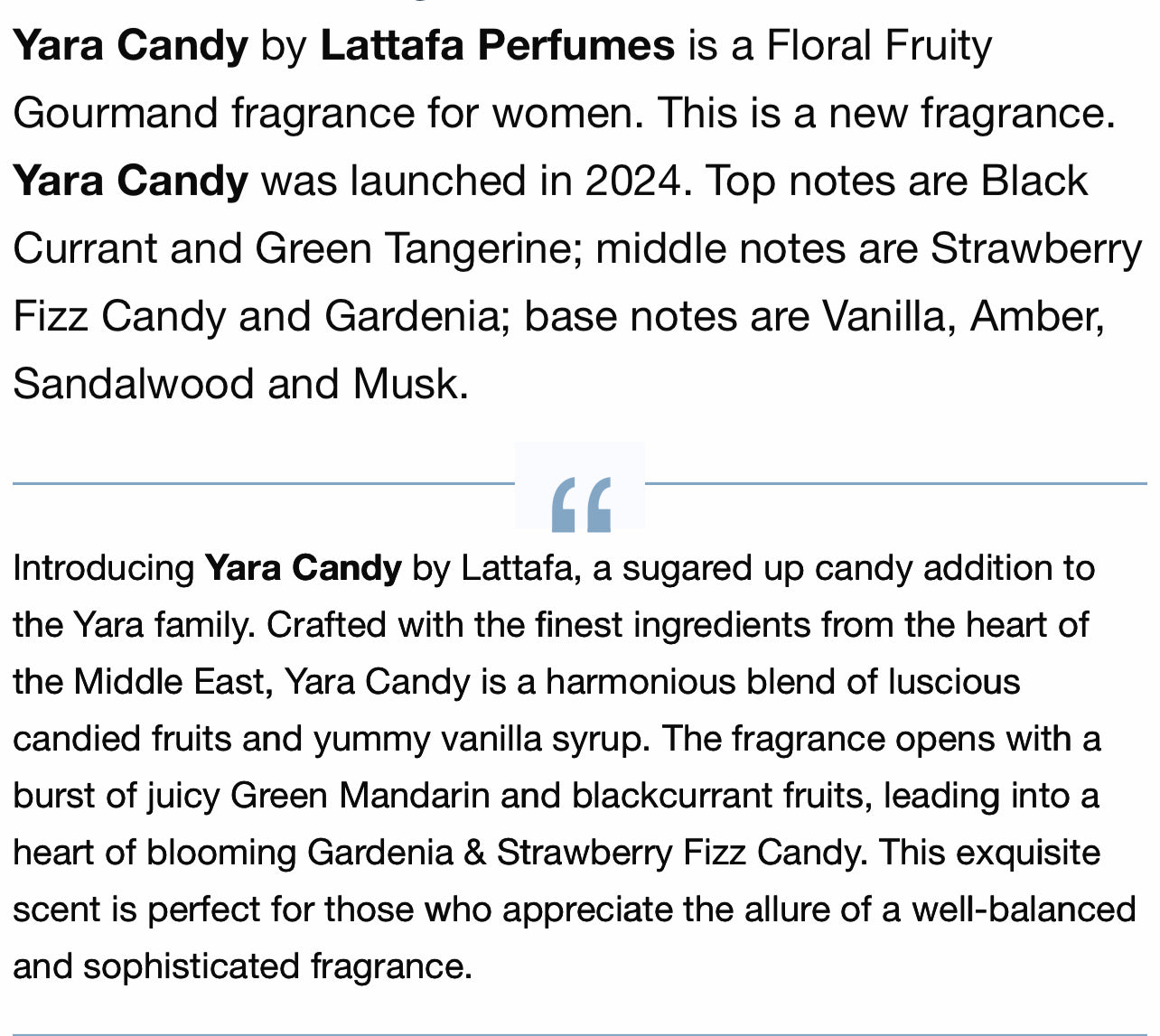 Yara Candy