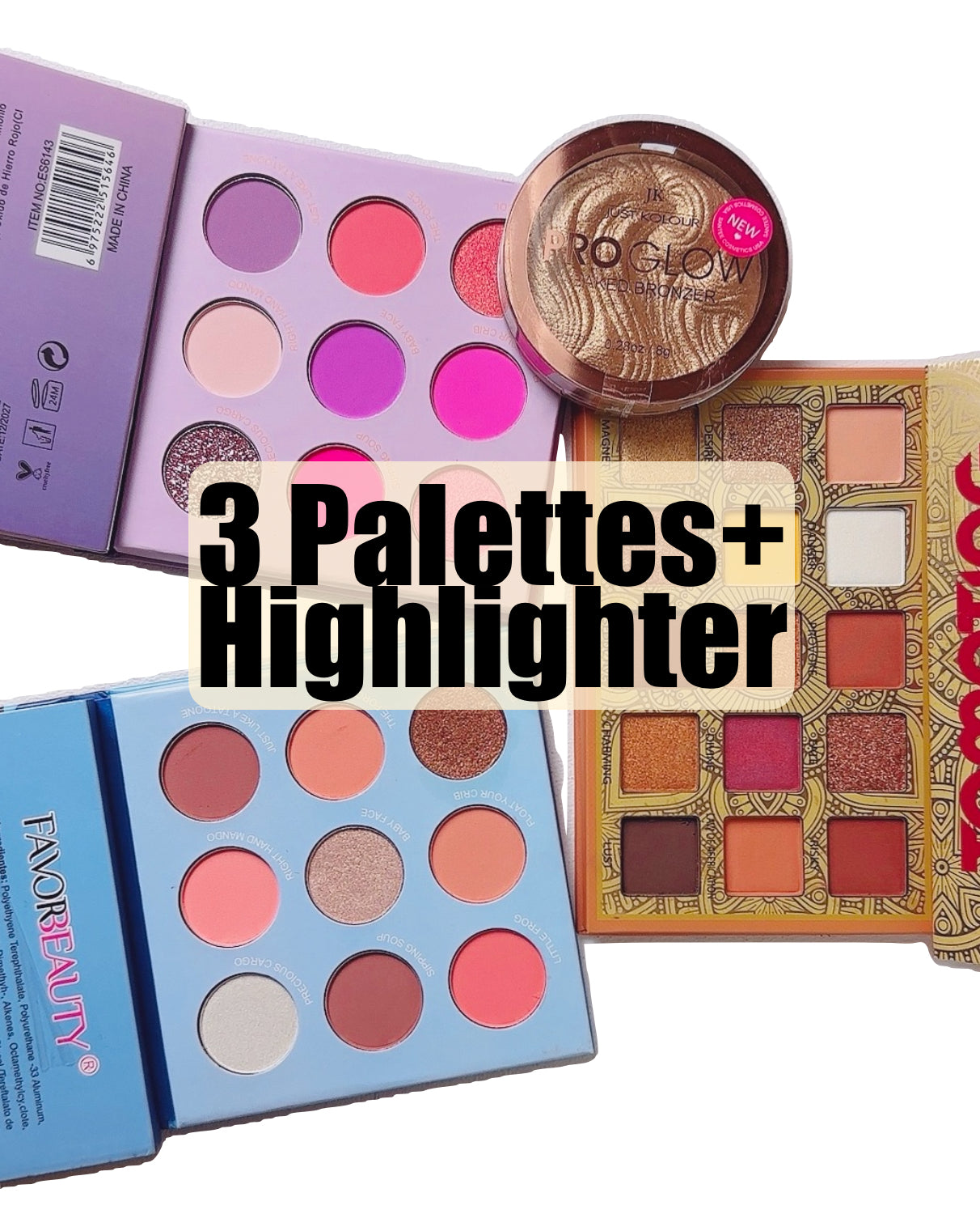 3 Eyeshadow Palette Bundle