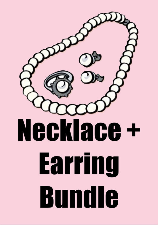 Necklace + earring bundle